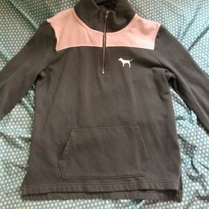 Half-zip pullover hoodie